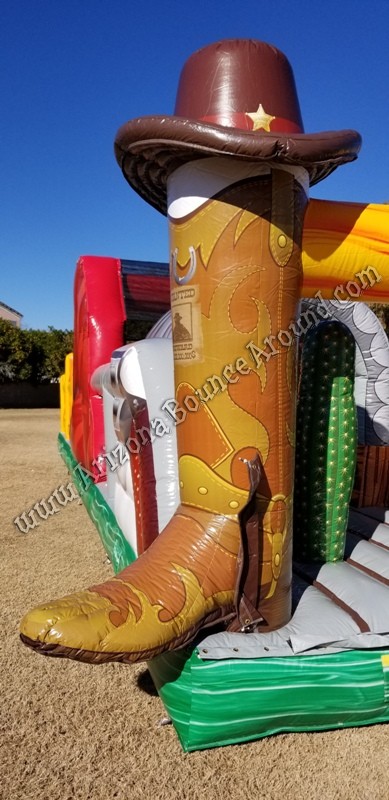 Western themed obstacle course rental Phoenix Arizona